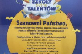 Podsumowanie akcji „Szkoły Pełne Talentów”