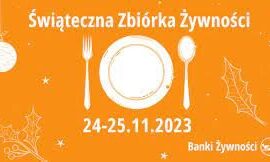Świąteczna zbiórka żywności.