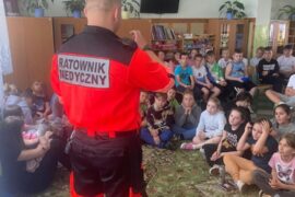 Bezpieczne wakacje – spotkanie z ratownikiem medycznym w Szkole Podstawowej w Gródku